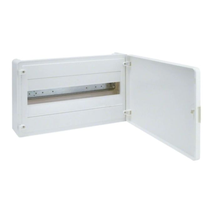 Щит зовнішній з білими дверцятами, 18 мод. (1х18), GOLF VS118PD