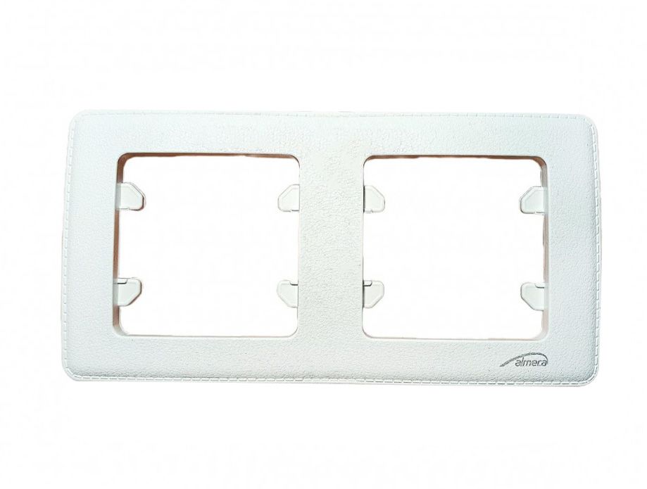 Рамка 2-місна горизонтальна біла Almera DOGU
