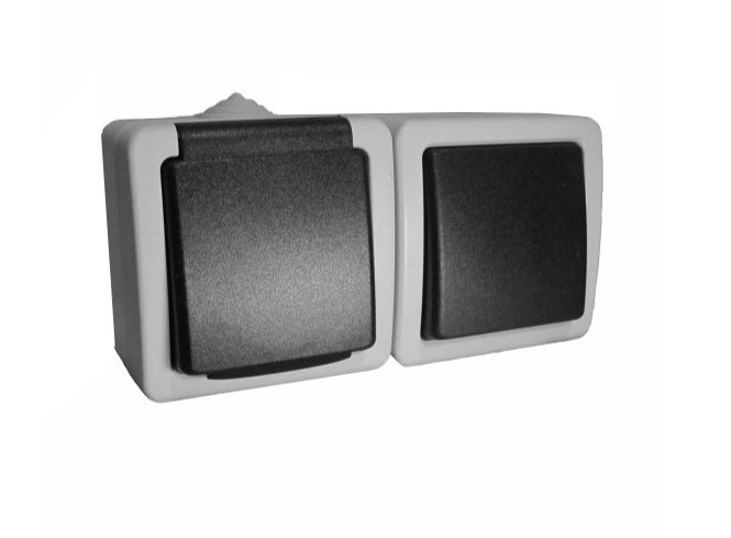 Выход с/c + переключатель одноклеровой влаги -IP 54 Titan