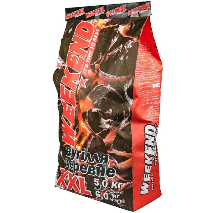 Вугілля деревне TM"Weekend", 5кг