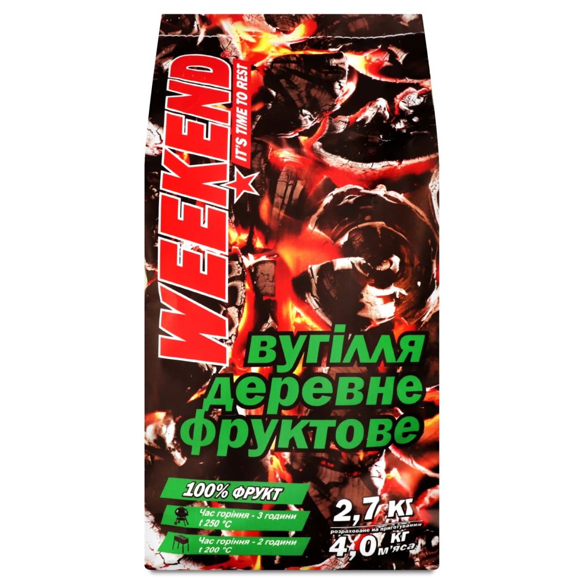 Угольный фрукт TM "Weekend", 2,7 кг