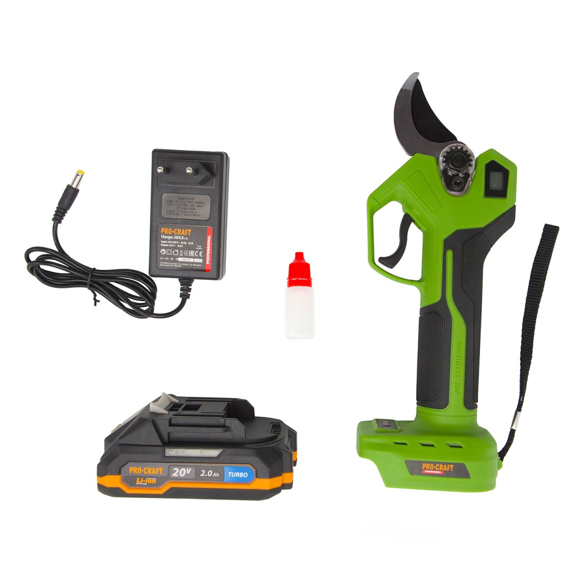 Акумуляторний секатор Procraft ES32Li (з 1 акб)