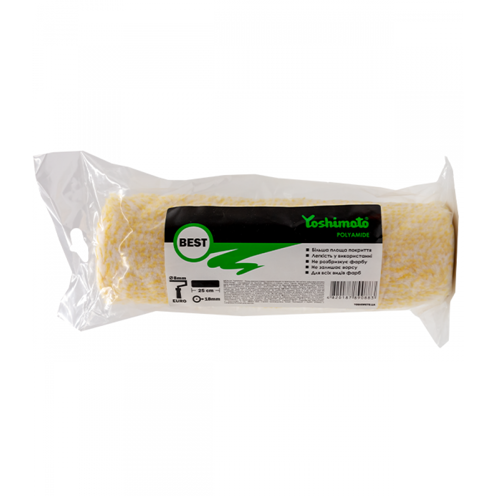 Валик Yoshimoto Polyamide, тип.EUR, (Фасадный) 250мм*44мм, ворс 18мм