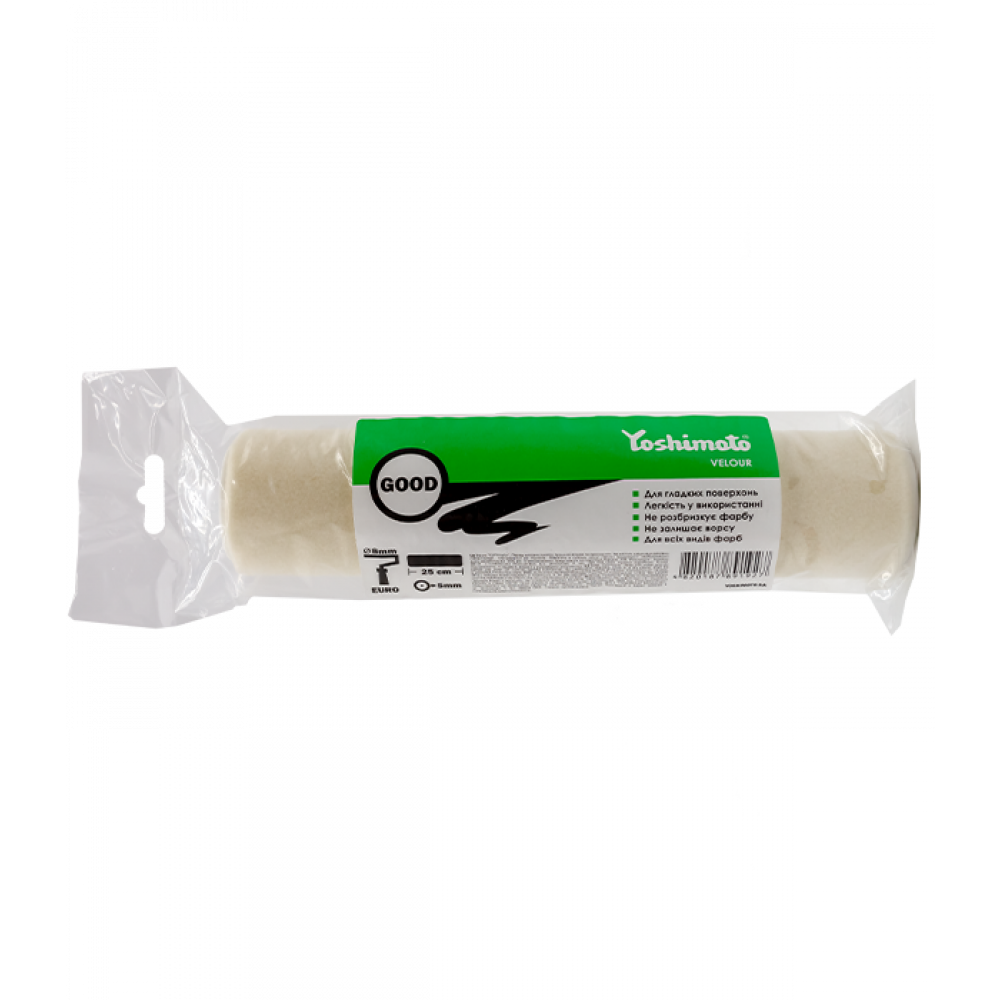 Валик Yoshimoto Velour, тип.EUR, 100мм*15мм, ворс 5мм