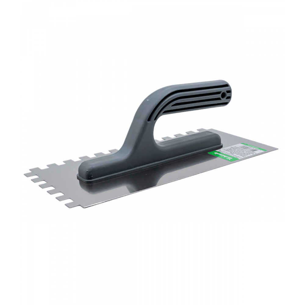 Гладилка Yoshimoto нержавеющая с пластмассовой ручкой, зуб 12*12, 270мм