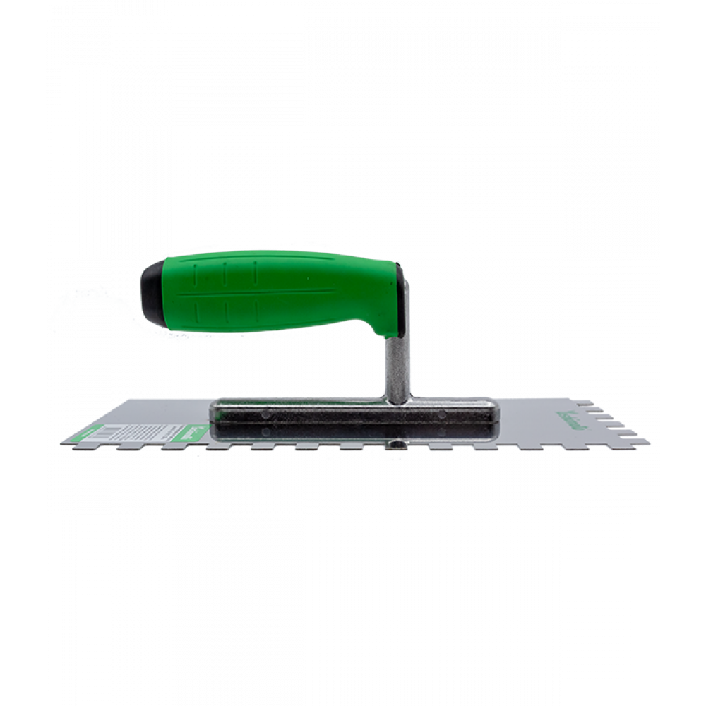 Гладилка Yoshimoto нержавеющая, ручка 2К, зуб 8*8, 270мм