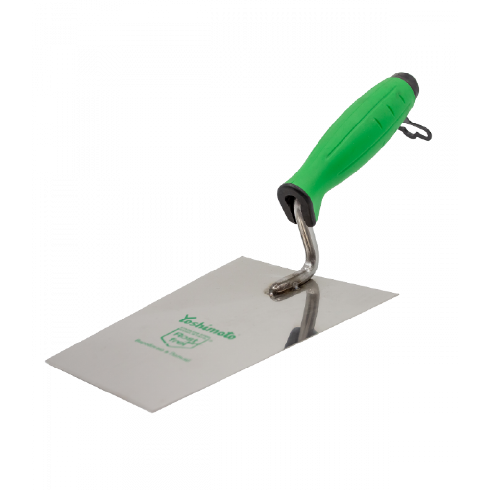 Кельма каменщика Yoshimoto, нержавеющая сталь, ручка 2К, 140мм