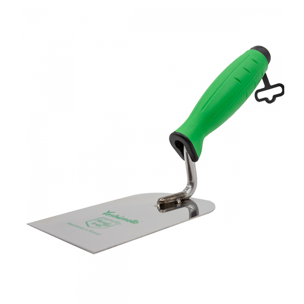 Кельма штукатура Yoshimoto, нержавіюча сталь, ручка 2К, 60мм