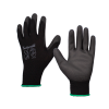 Рукавички Yoshimoto трикотажні з чорним поліуретановим покритям, р.10 з етикеткою