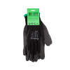 Рукавички Yoshimoto трикотажні з чорним поліуретановим покритям, р.10 з етикеткою