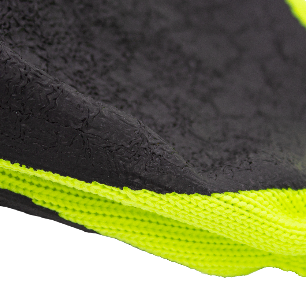 Рукавички Yoshimoto трикотажні зелені з чорним латексним покриттям, р.10 з етикеткою