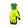 Рукавички Yoshimoto трикотажні зелені з чорним латексним покриттям, р.10 з етикеткою
