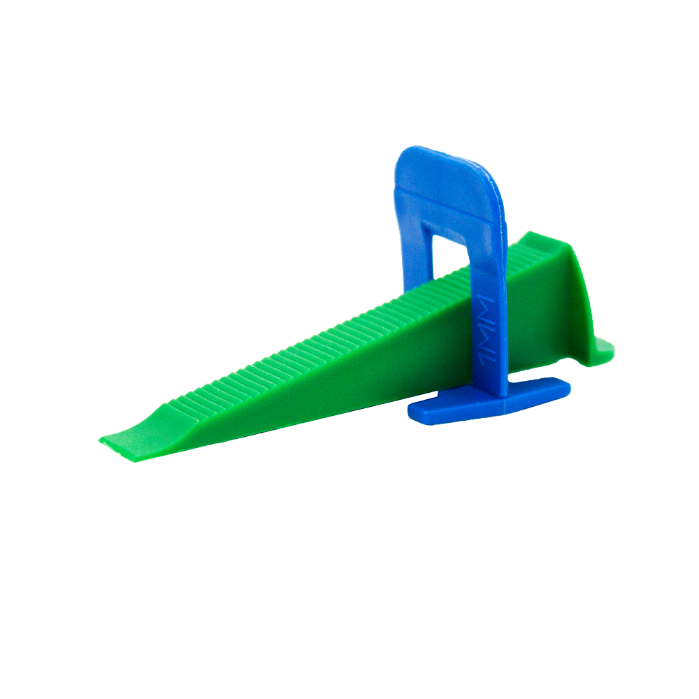 Система вирівнювання плитки 1мм Yoshimoto ( кліпси 250/клини 100 ) -Поліетилен