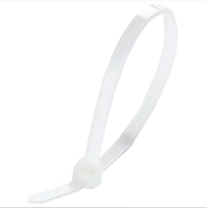 Кабельні стяжки білі 8х300 100шт Sokol