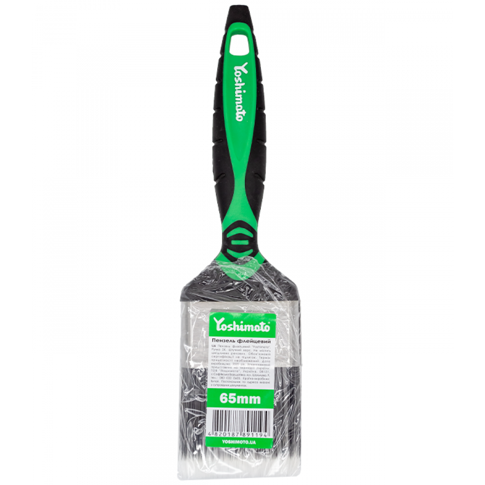 Кисть флейцевая ручка 2К Yoshimoto, искусственный ворс, 40 мм