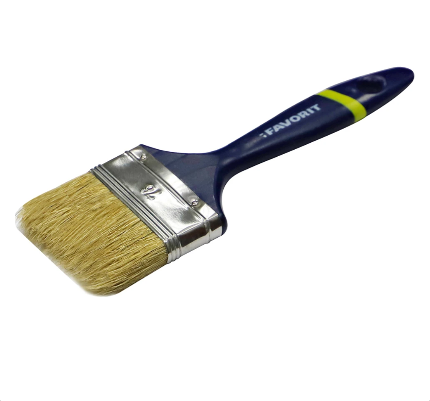 Кисть флейцевая, тип "Английский" Favorit 2,5" пласт. ручка