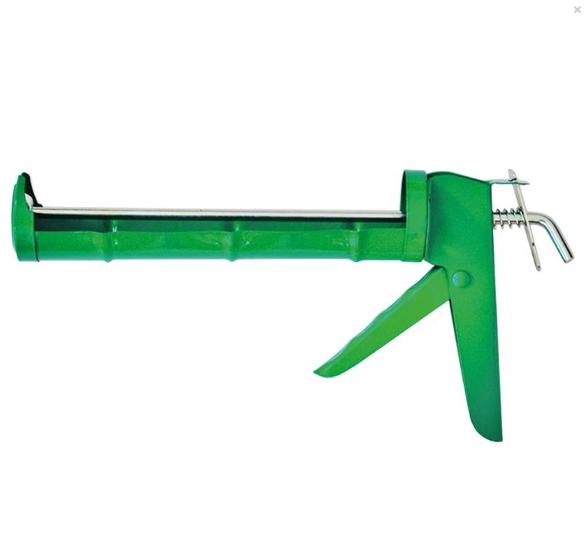 Пістолет для герметика напіввідкритий металевий, Favorit