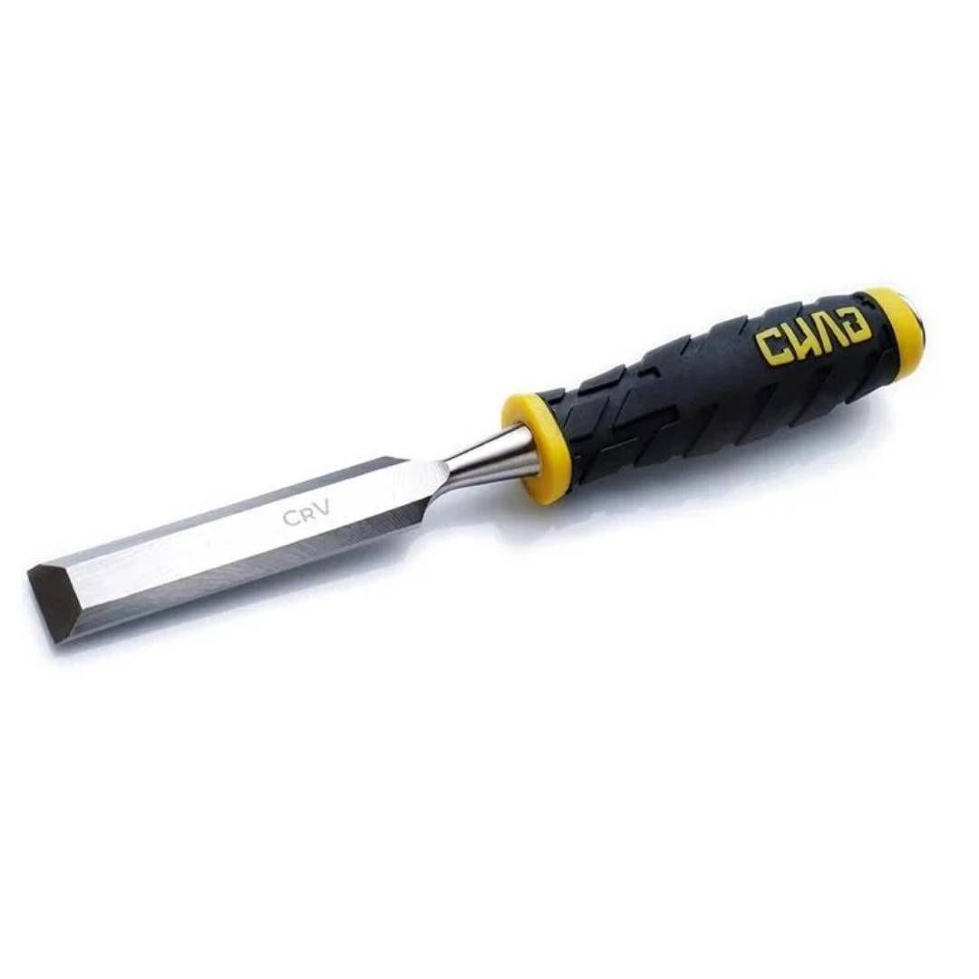 Стамеска ударная 16мм CrV обрезиненная рукоятка СИЛА