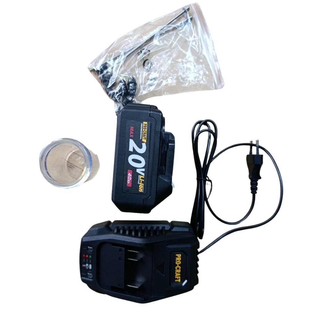 Акумуляторний заклепувальний пістолет Procraft PRG20 (з 2 акб та зп)