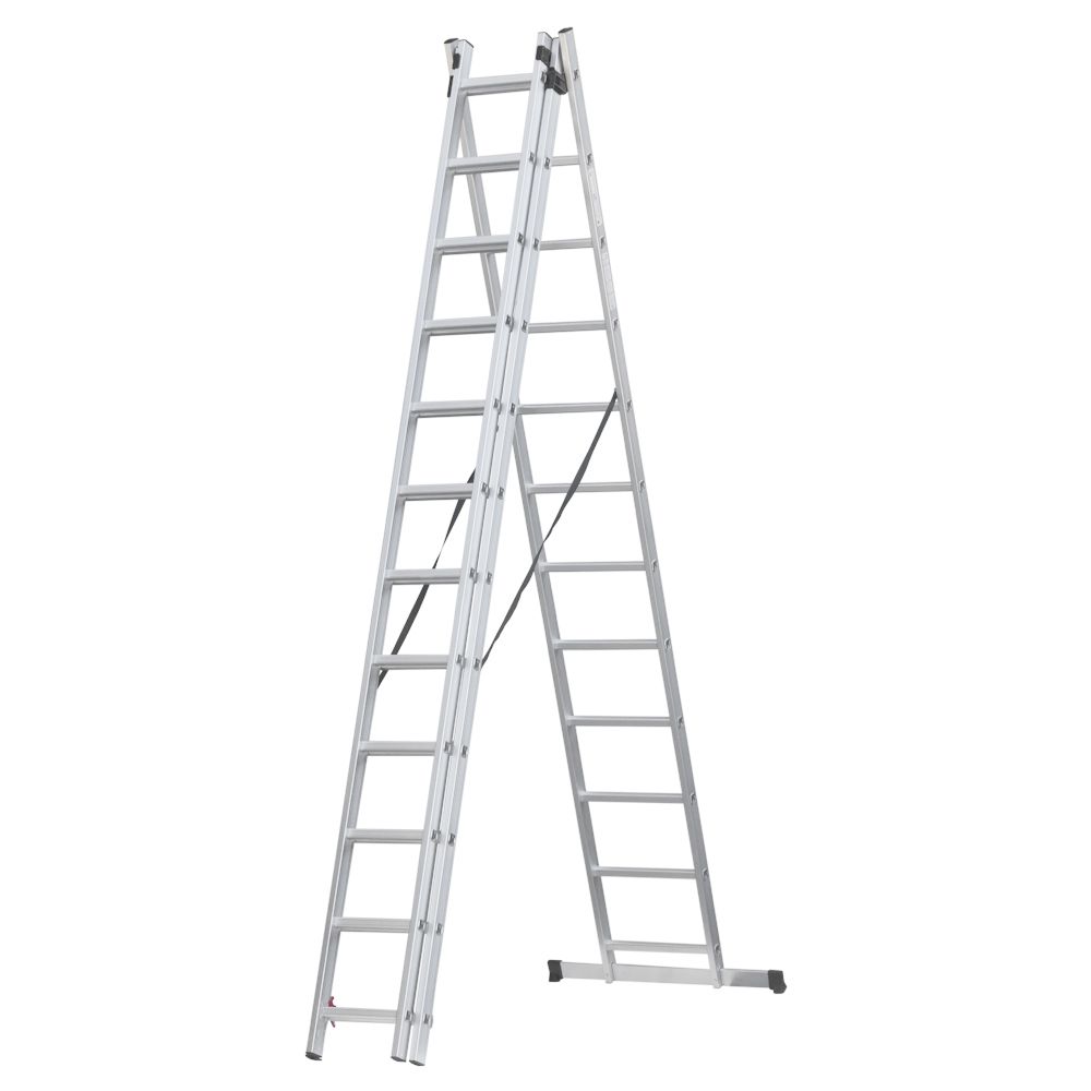 Драбина розкладна універсальна 12 сходинок SIGMA