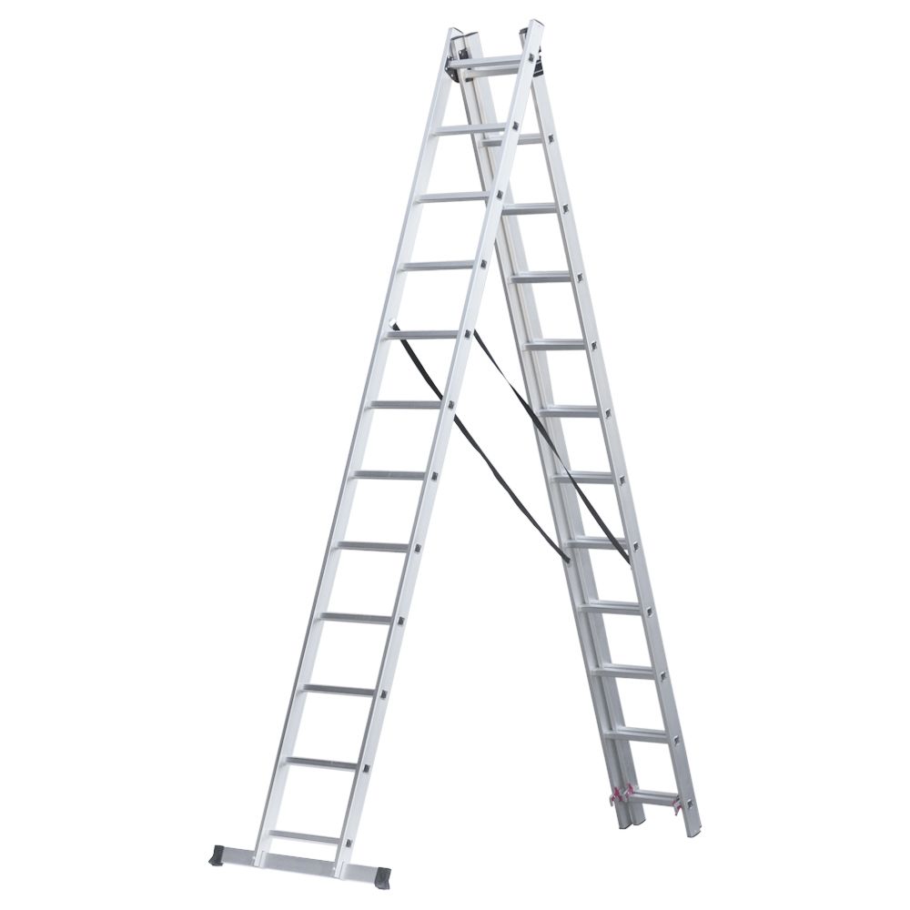 Драбина розкладна універсальна 12 сходинок SIGMA
