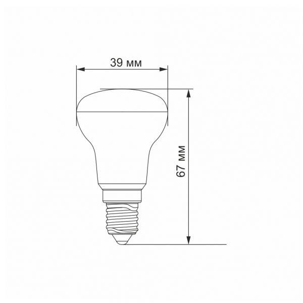 LED лампа VIDEX  R39e 4W E14 4100K