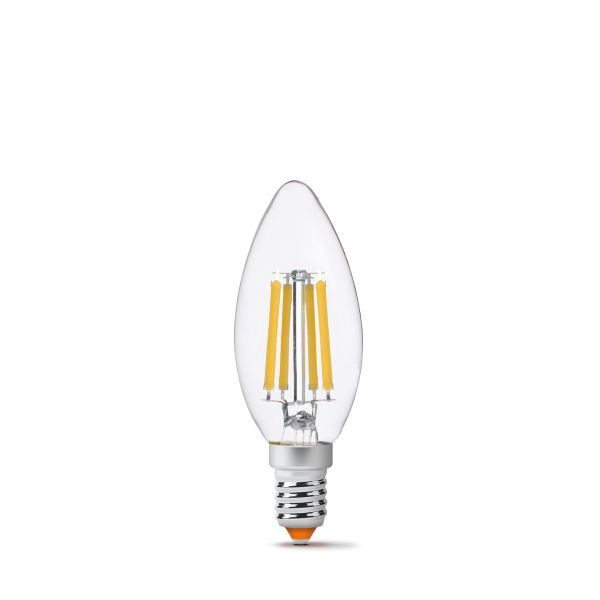 LED лампа VIDEX Filament C37F 6W E14 3000K