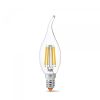 LED лампа VIDEX Filament C37Ft 6W E14 4100K
