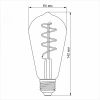 LED лампа VIDEX Filament ST64FASD 5W E27 2200K дімерна бронза
