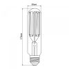 LED лампа VIDEX Filament T38F 24W E27 5000K
