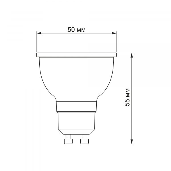 LED лампа VIDEX MR16eL 7W GU10 4100K