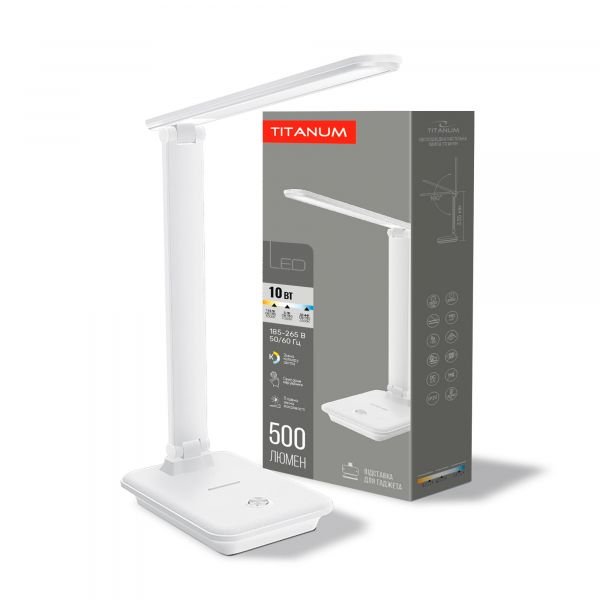 LED лампа настiльна TITANUM  TLTF-009W 10W 3000-6500K