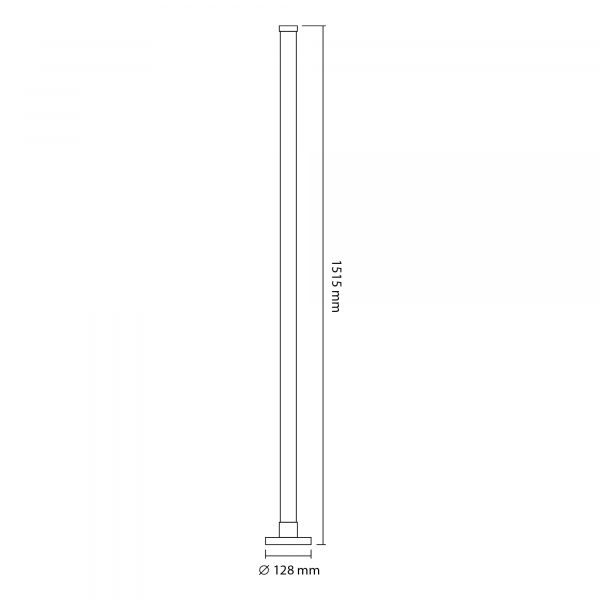 LED лампа напольная VIDEX TF20 RGB 10W