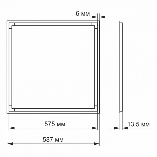 LED панель ART VIDEX 40W 5000K