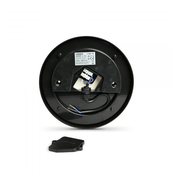 LED світильник ART IP65 круглий VIDEX 15W 5000K Black