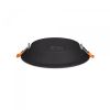 LED світильник Back вбудований круглий VIDEX 15W 5000K Black
