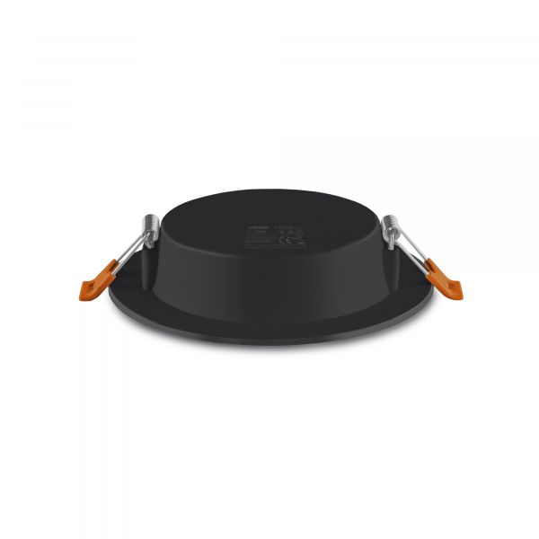 LED світильник Back вбудований круглий VIDEX 6W 5000K Black