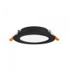 LED світильник Back вбудований круглий VIDEX 6W 5000K Black
