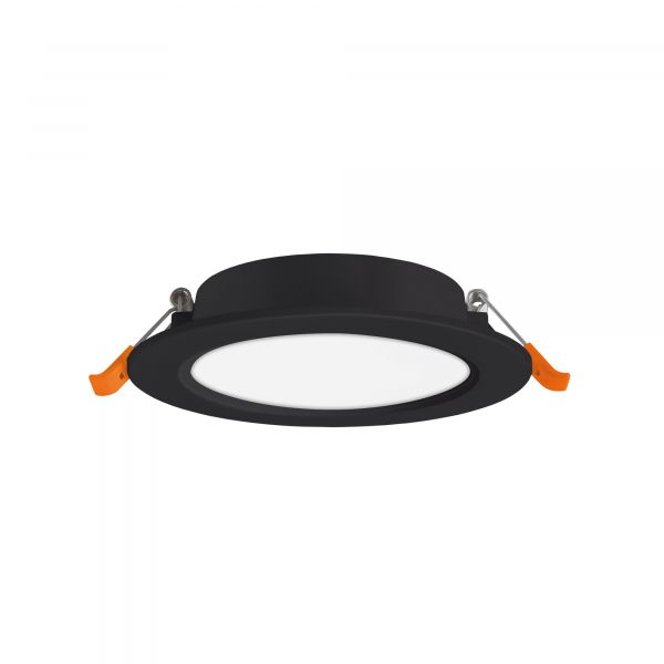 LED світильник Back вбудований круглий VIDEX 6W 5000K Black