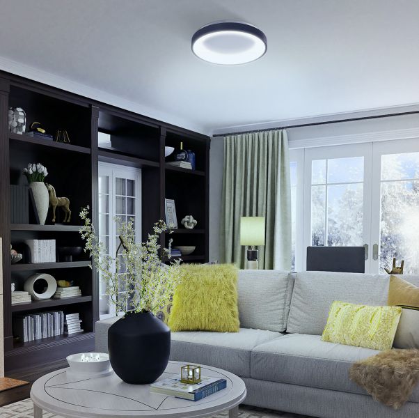 LED светильник VIDEX EDGE-RC-72W-BLACK (VLE-ERC-RGB-72B)