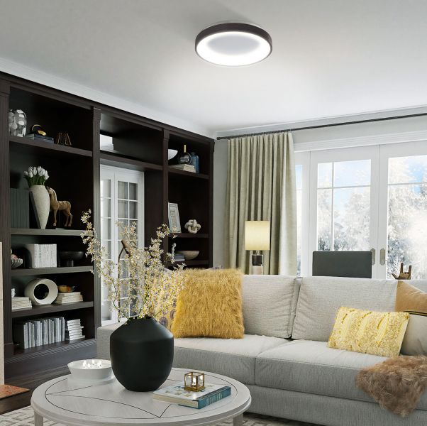 LED светильник VIDEX EDGE-RC-72W-BLACK (VLE-ERC-RGB-72B)