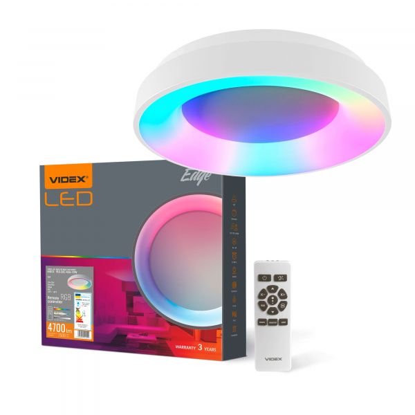 LED светильник VIDEX EDGE-RC-72W-WHITE (VLE-ERC-RGB-72W)