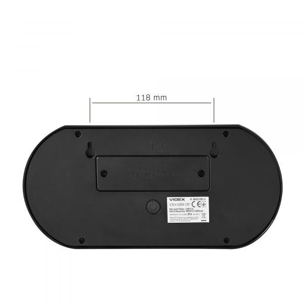 LED світильник автономний настінний IP54 VIDEX VL-BHSO-001-S 500Lm 5000K