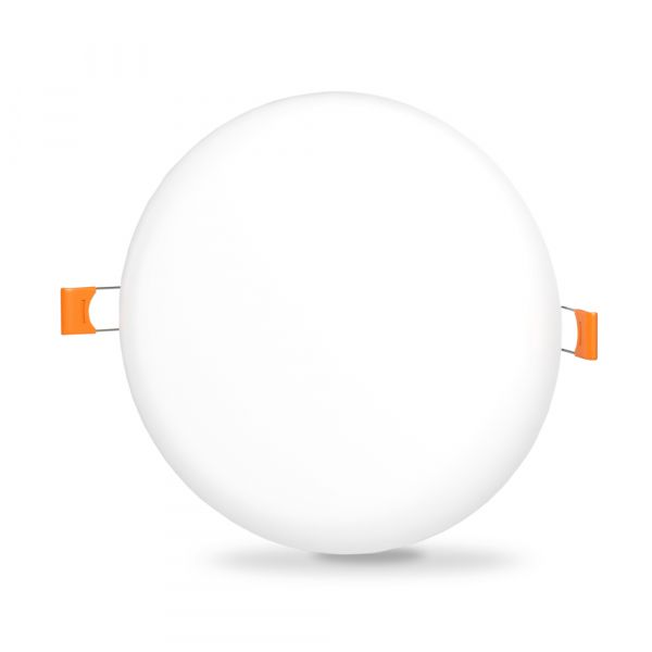 LED світильник безрамковий круглий VIDEX 24W 4100K