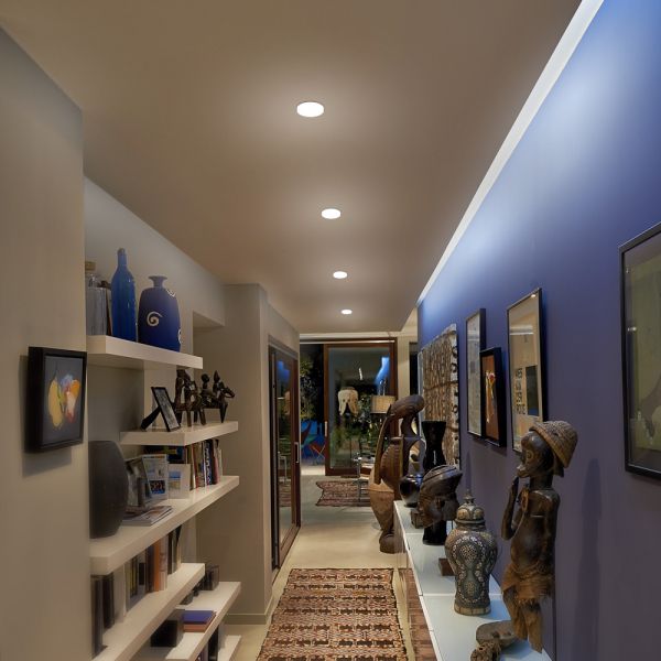 LED світильник безрамковий круглий VIDEX 9W 4100K