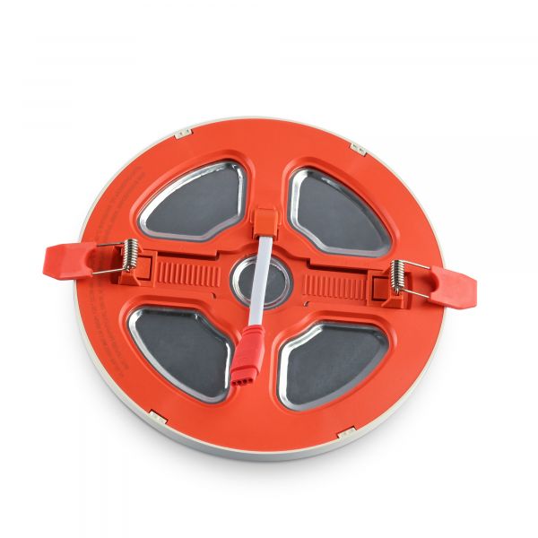 LED светильник встроенный с декоративной подсветкой VIDEX DL4R 12W+4W 5000K+2700K 220V