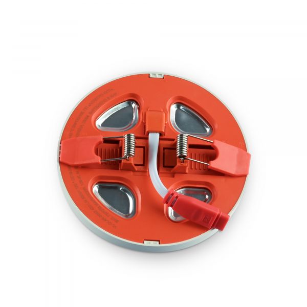 LED світильник вбудований з декоративною підсвіткою VIDEX DL4R 6W+3W 5000K+2700K 220V