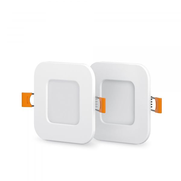 LED светильник встроенный квадрат VIDEX 3W 5000K