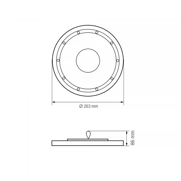 LED світильник висотний ХайБей VIDEX 100W 5000K 12000Lm 220V чорний