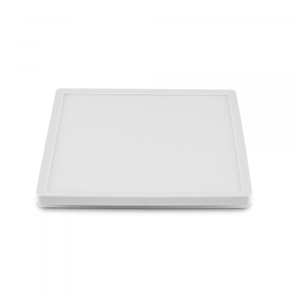 LED світильник з декоративною підсвіткою квадратний VIDEX DL3S 24W 4000K Білий